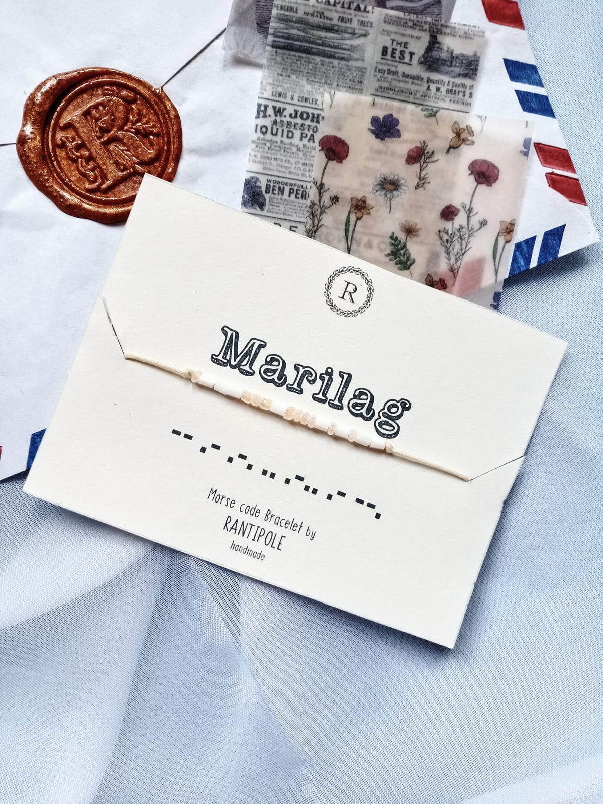 Marilag morse-code bracelet